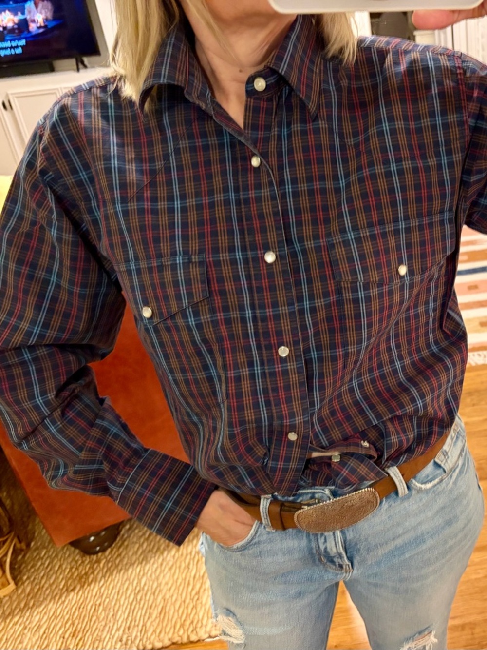 Wrangler Western Plaid Shirt